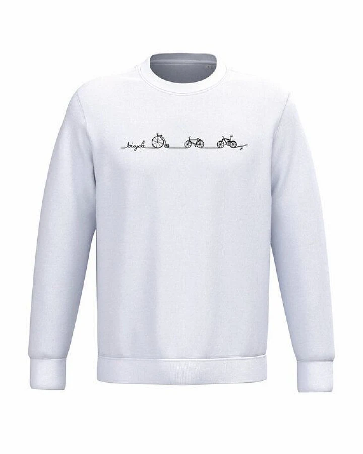 Brandless Basic Bio Unisex Sweatshirt Nr.3 Bicycle Line 350g/m²
