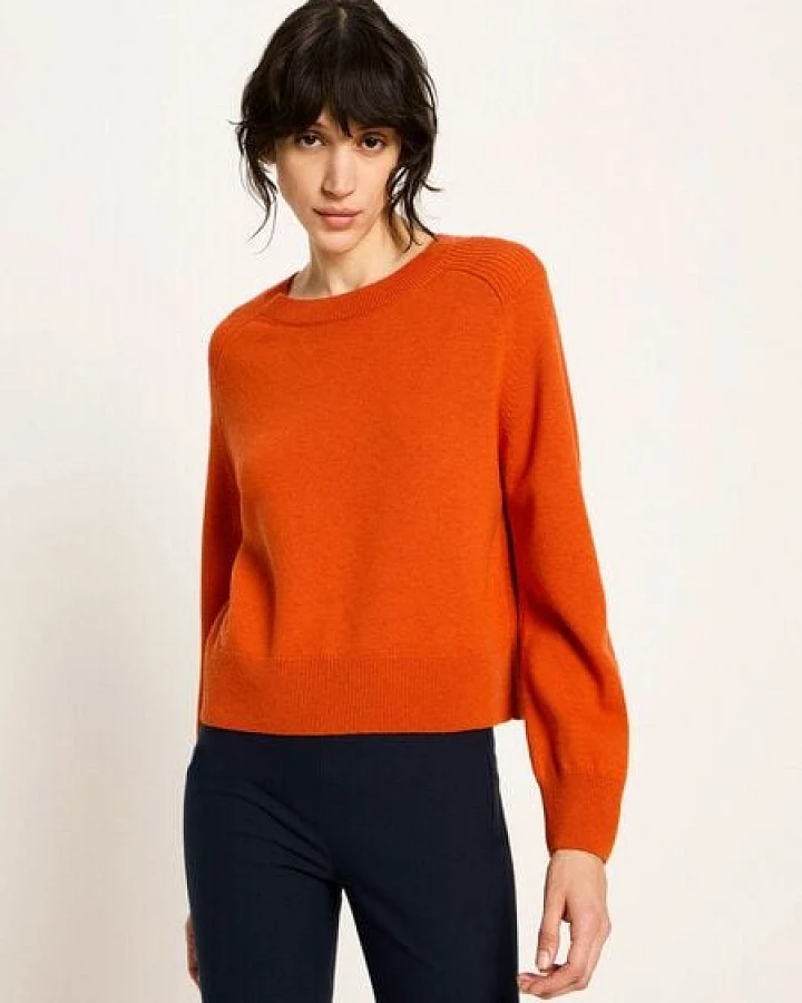 LANIUS Cropped Pullover (GOTS)