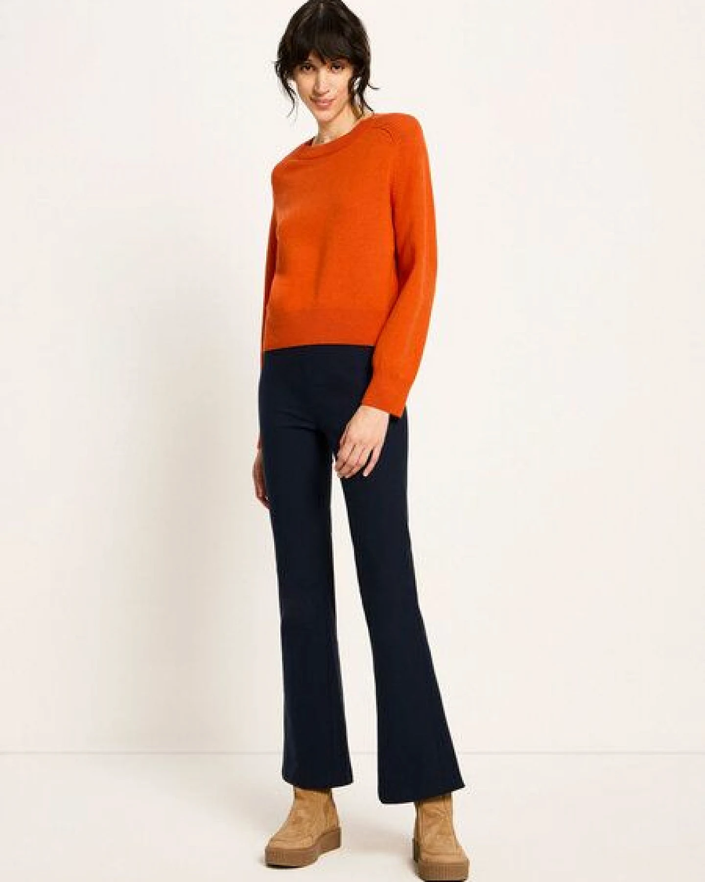 LANIUS Cropped Pullover (GOTS) – Ansicht 2
