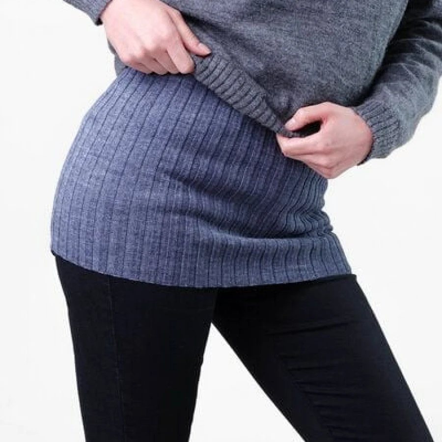 Jeansblau Meliert