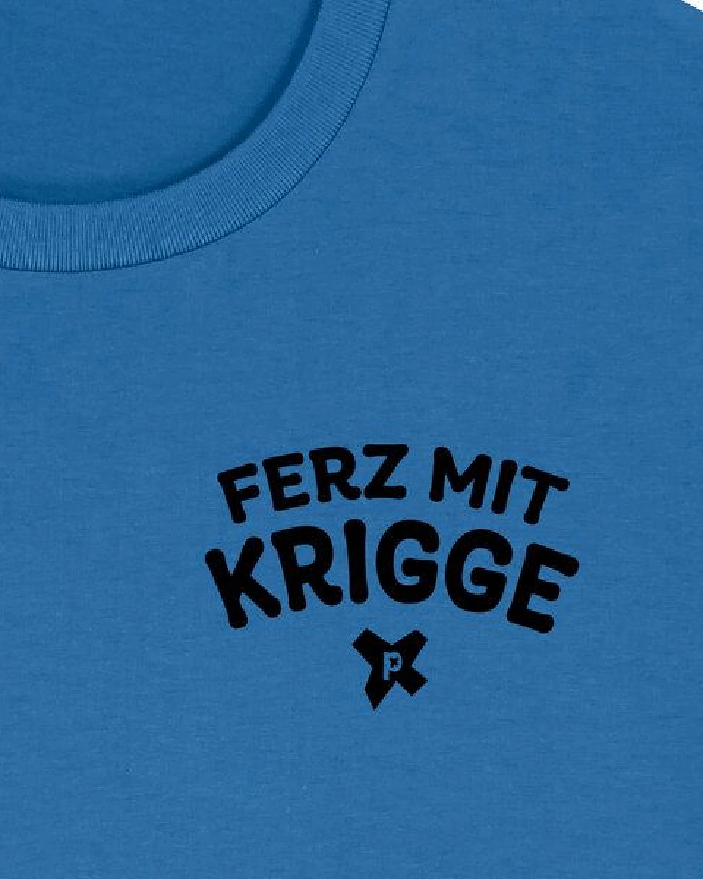 päfjes Ferz mit Krigge Hessisch Spruch - Fair Organic Cotton Unisex / Männer T-Shirt – Ansicht 3