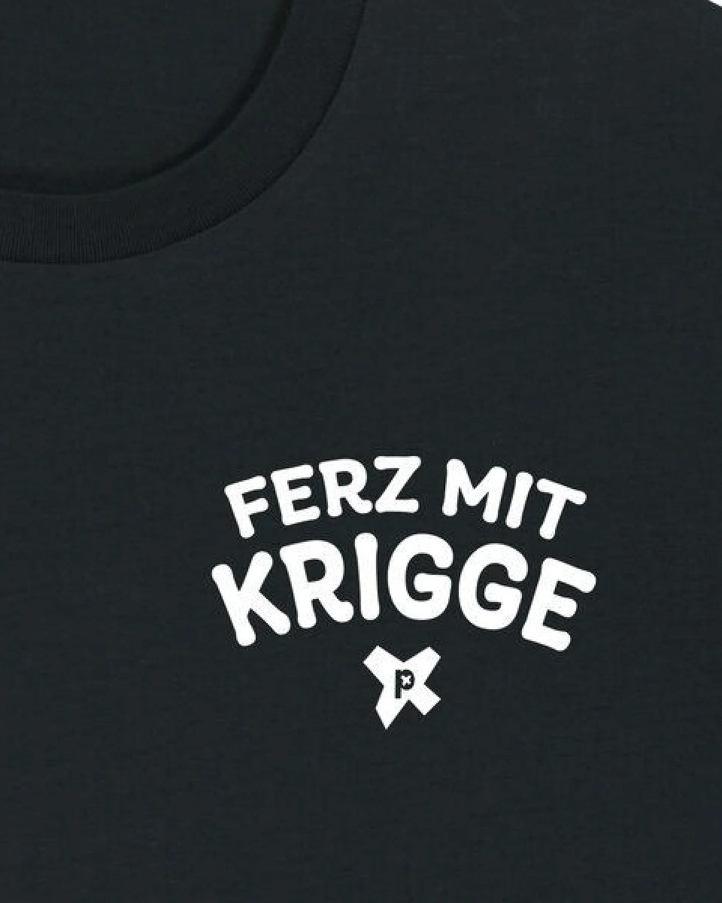 päfjes Ferz mit Krigge Hessisch Spruch - Fair Organic Cotton Unisex / Männer T-Shirt – Ansicht 3