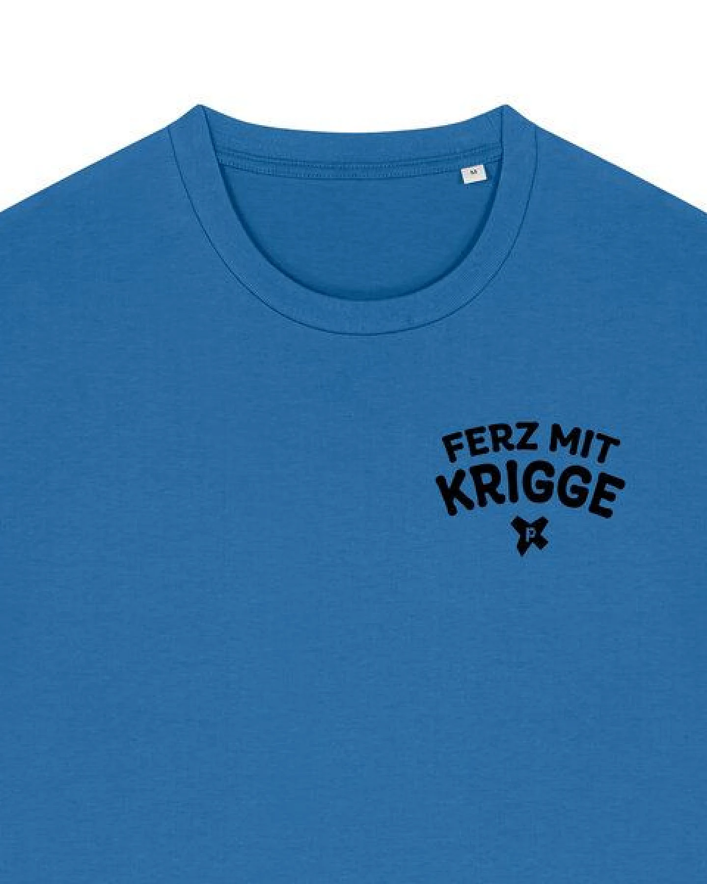 päfjes Ferz mit Krigge Hessisch Spruch - Fair Organic Cotton Unisex / Männer T-Shirt – Ansicht 2