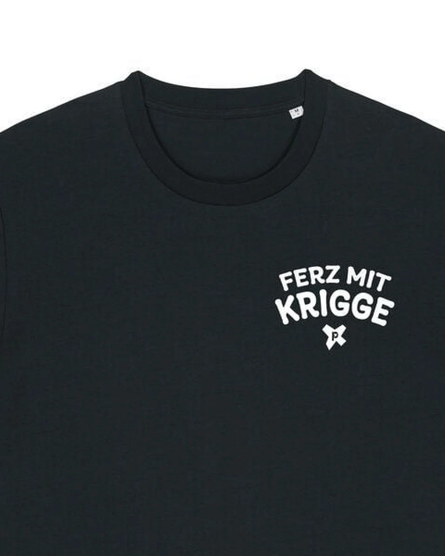 päfjes Ferz mit Krigge Hessisch Spruch - Fair Organic Cotton Unisex / Männer T-Shirt – Ansicht 2
