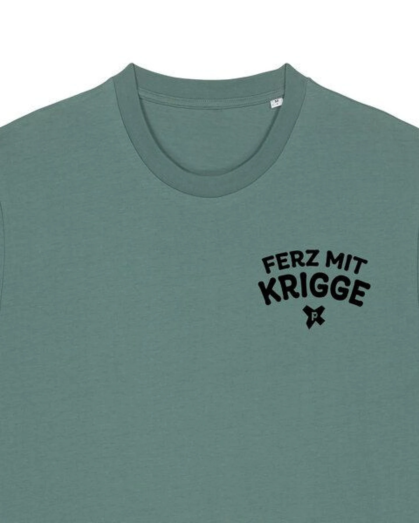 päfjes Ferz mit Krigge Hessisch Spruch - Fair Organic Cotton Unisex / Männer T-Shirt – Ansicht 2