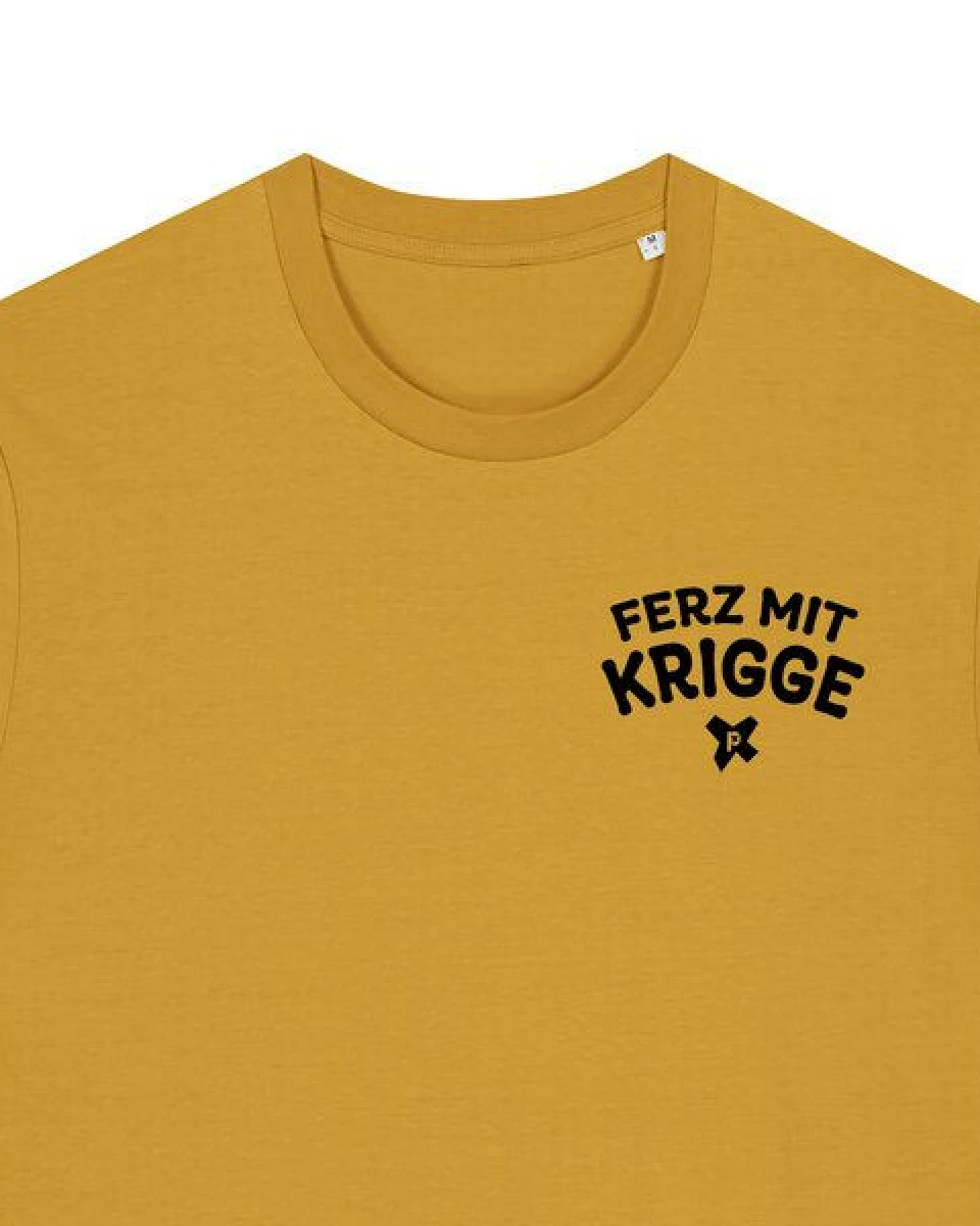 päfjes Ferz mit Krigge Hessisch Spruch - Fair Organic Cotton Unisex / Männer T-Shirt – Ansicht 2