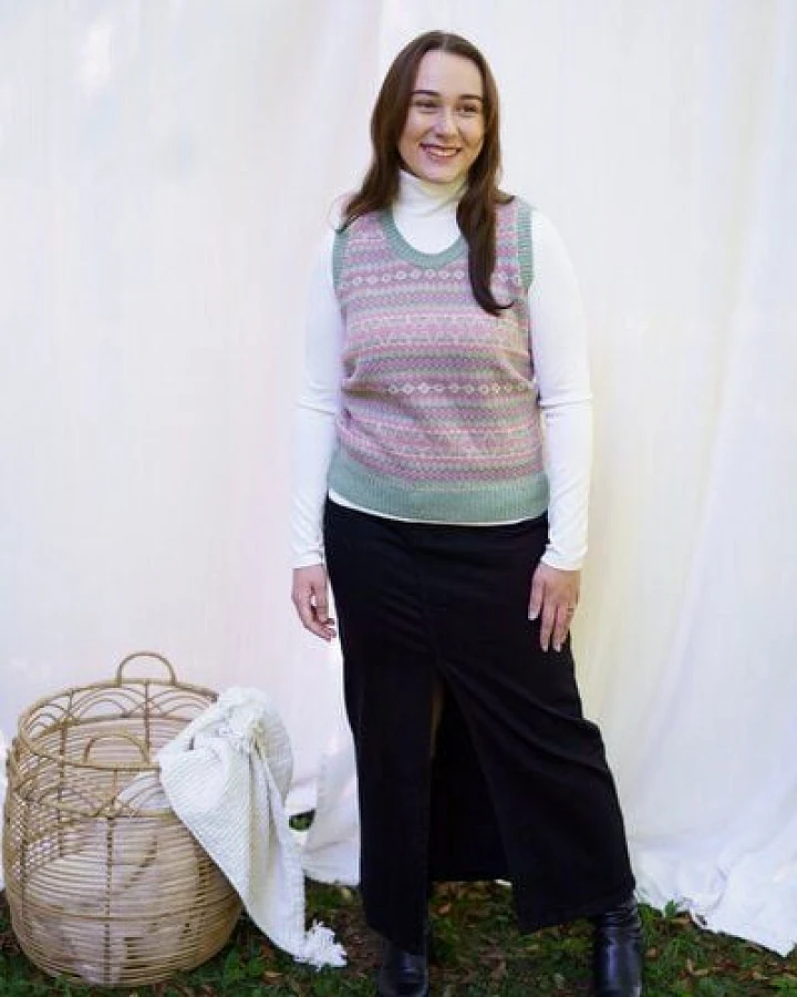 Haus of Namaste Klassischer Fair Isle Himalaya Pullover