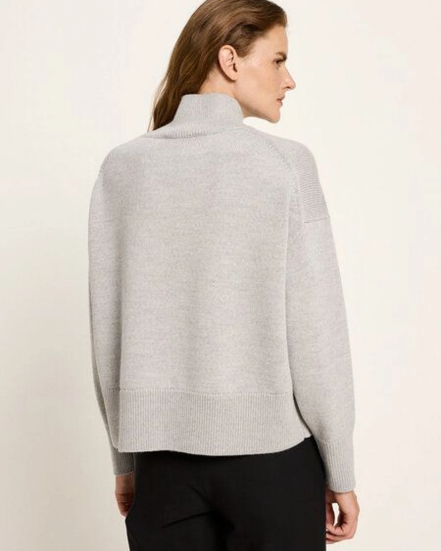 LANIUS Oversized Pullover (GOTS) aus Bio-Schurwolle – Ansicht 3