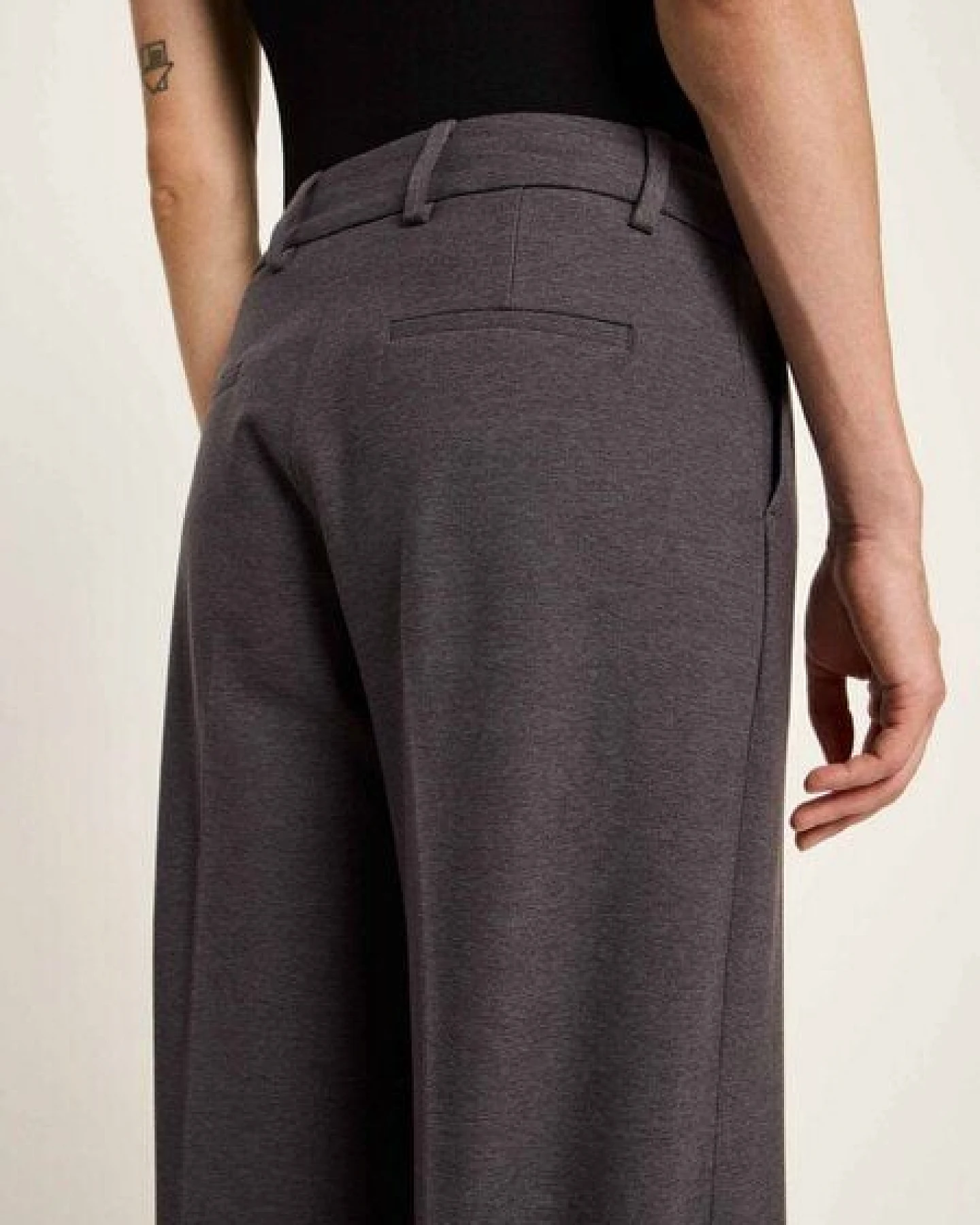 LANIUS Marlenehose (GOTS) aus Bio-Baumwolle – Ansicht 4
