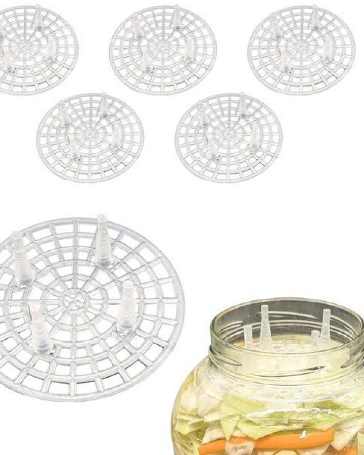 mikken Fermentiergitter Eintauchgitter für große Gläser Gitter zum Fermentieren Ø 10,5 cm