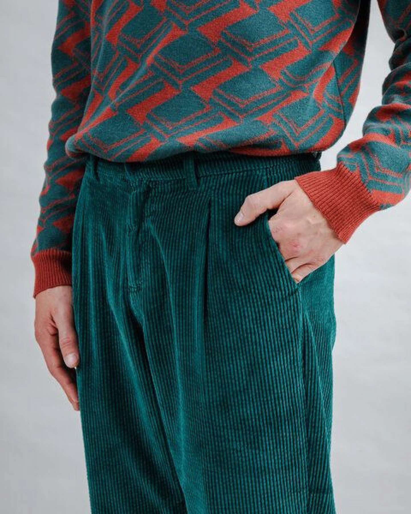 Brava Fabrics Chino-Hose Corduroy – Ansicht 3