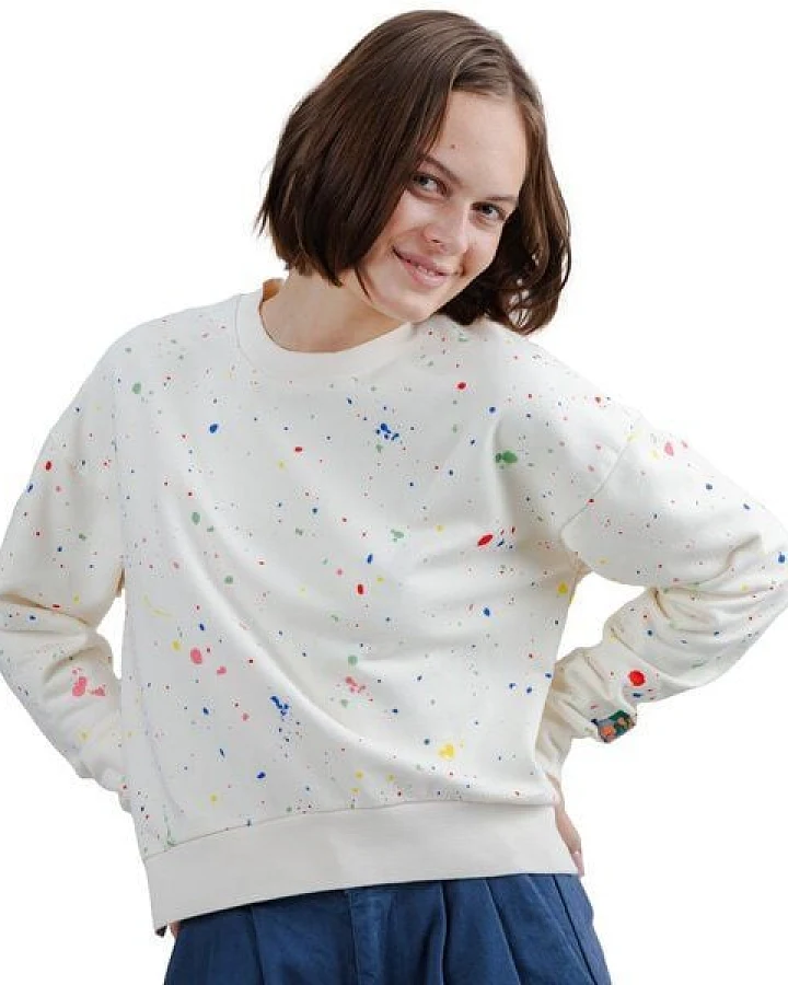 Brava Fabrics Sweatshirt Splash Paint