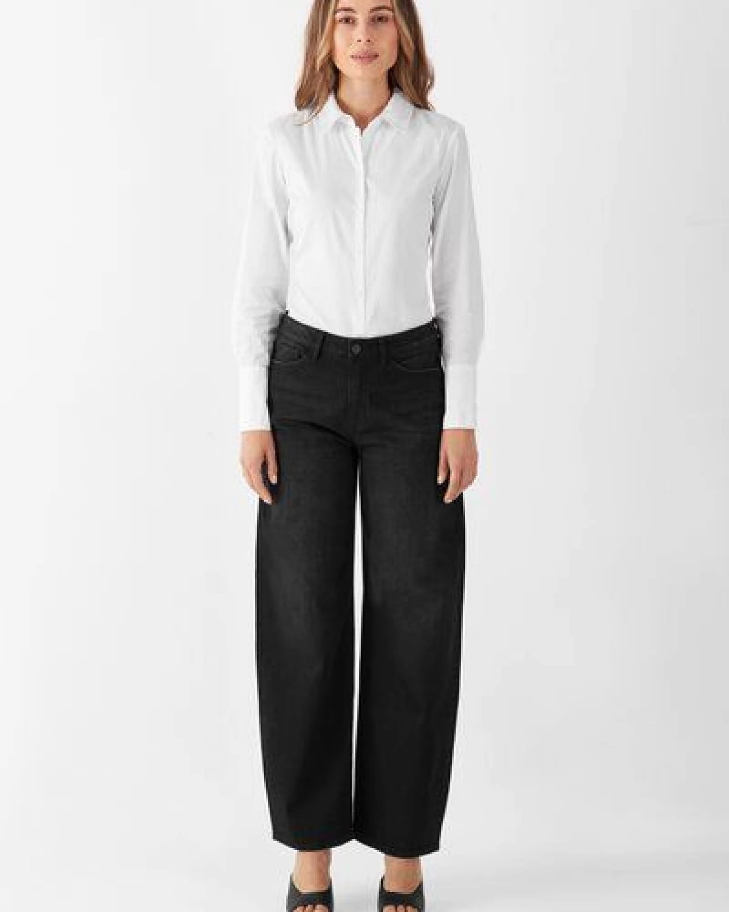 DAWN Jeans ASH Barrell Leg Black Denim – Ansicht 2