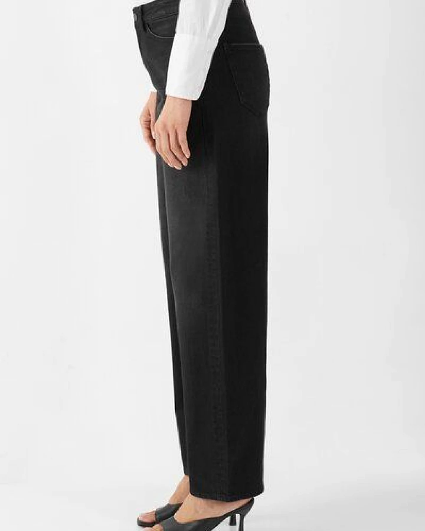 DAWN Jeans ASH Barrell Leg Black Denim – Ansicht 3
