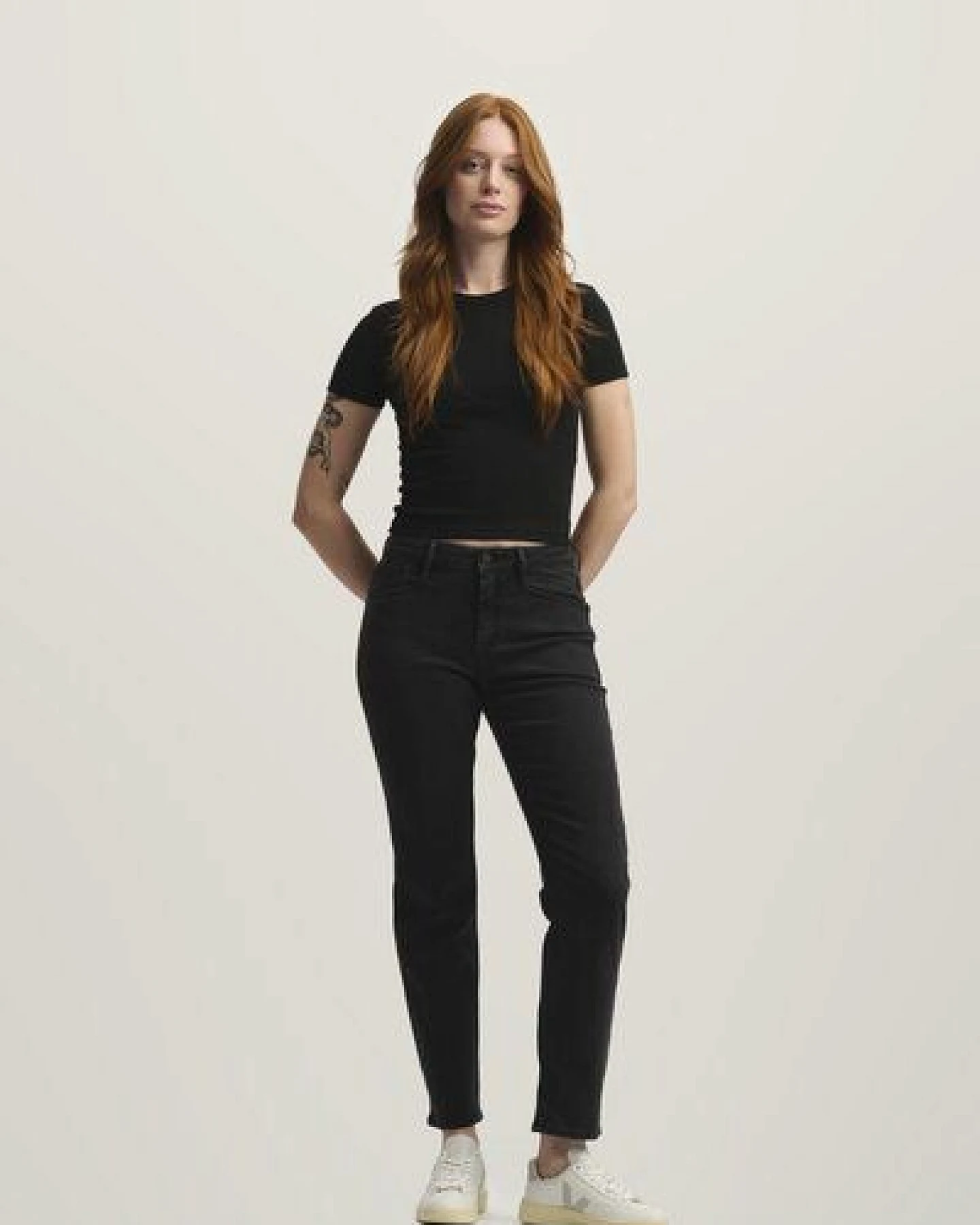DAWN Jeans SUNSET Regular Slim Vintage Black – Ansicht 2
