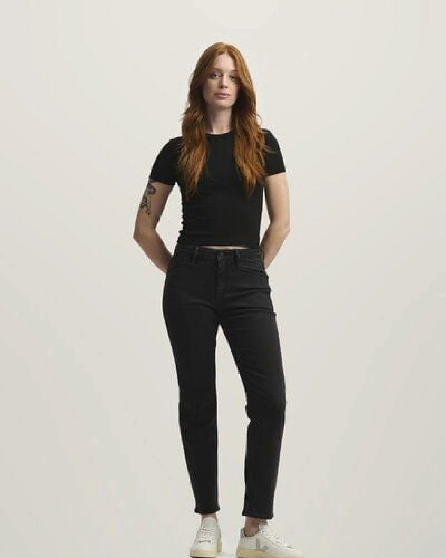 DAWN Jeans SUNSET Regular Slim Vintage Black – Ansicht 2