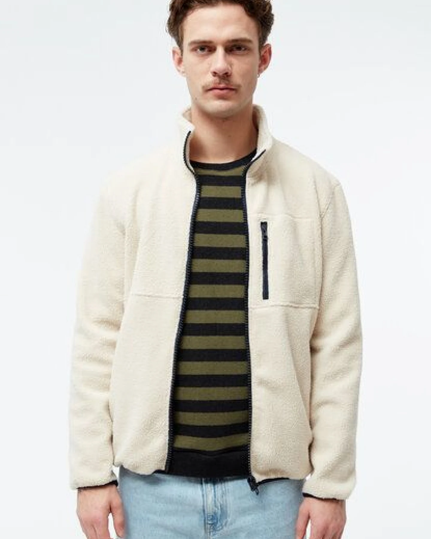 Givn Berlin Fleece-Jacke Spencer – Ansicht 2
