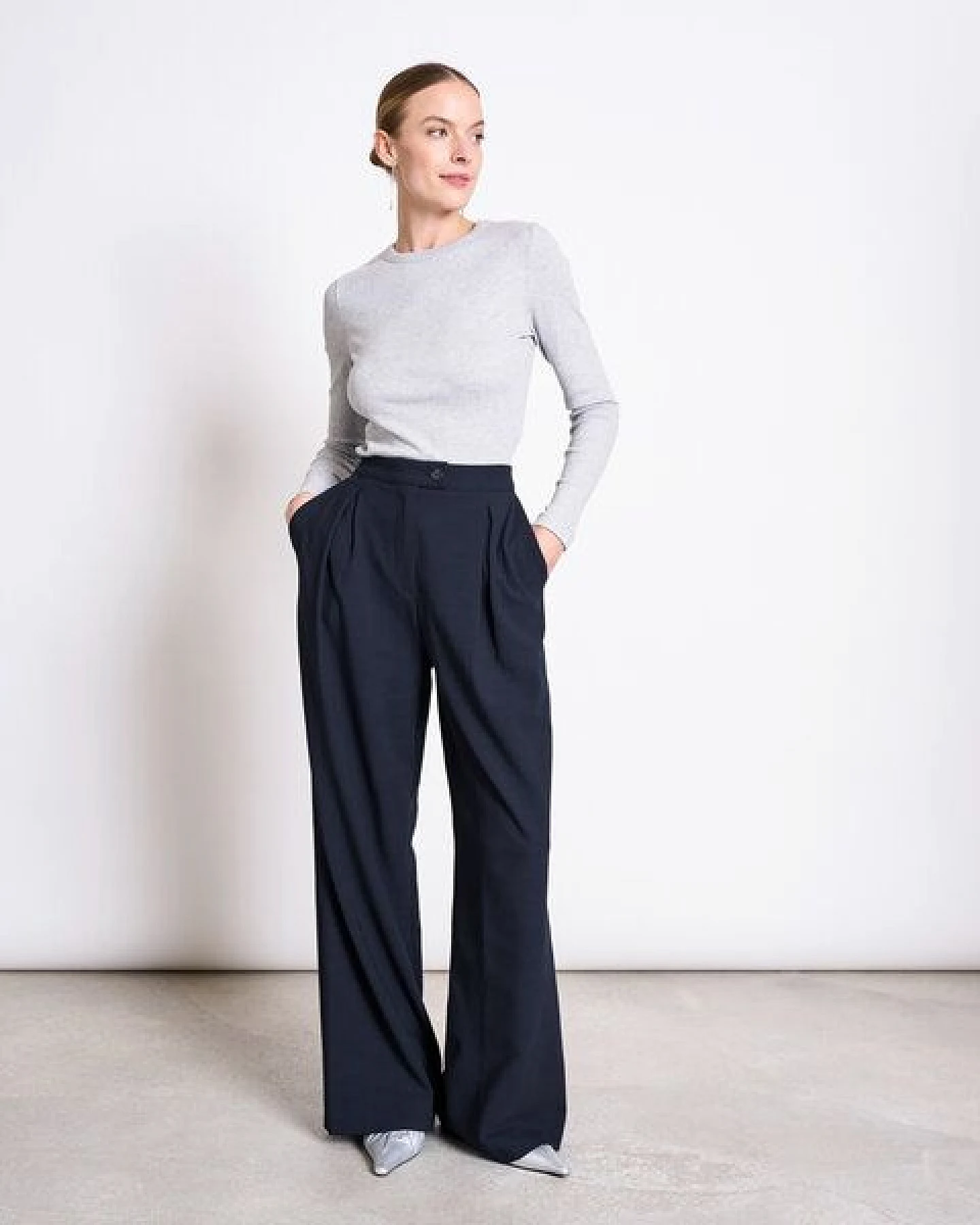 JAN N JUNE Hose Pleated Wide Pants NIVA – Ansicht 3