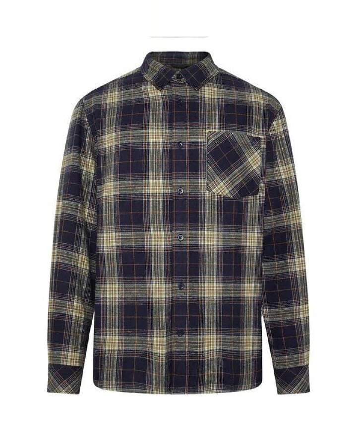 KnowledgeCotton Apparel Flanell-Hemd Karo