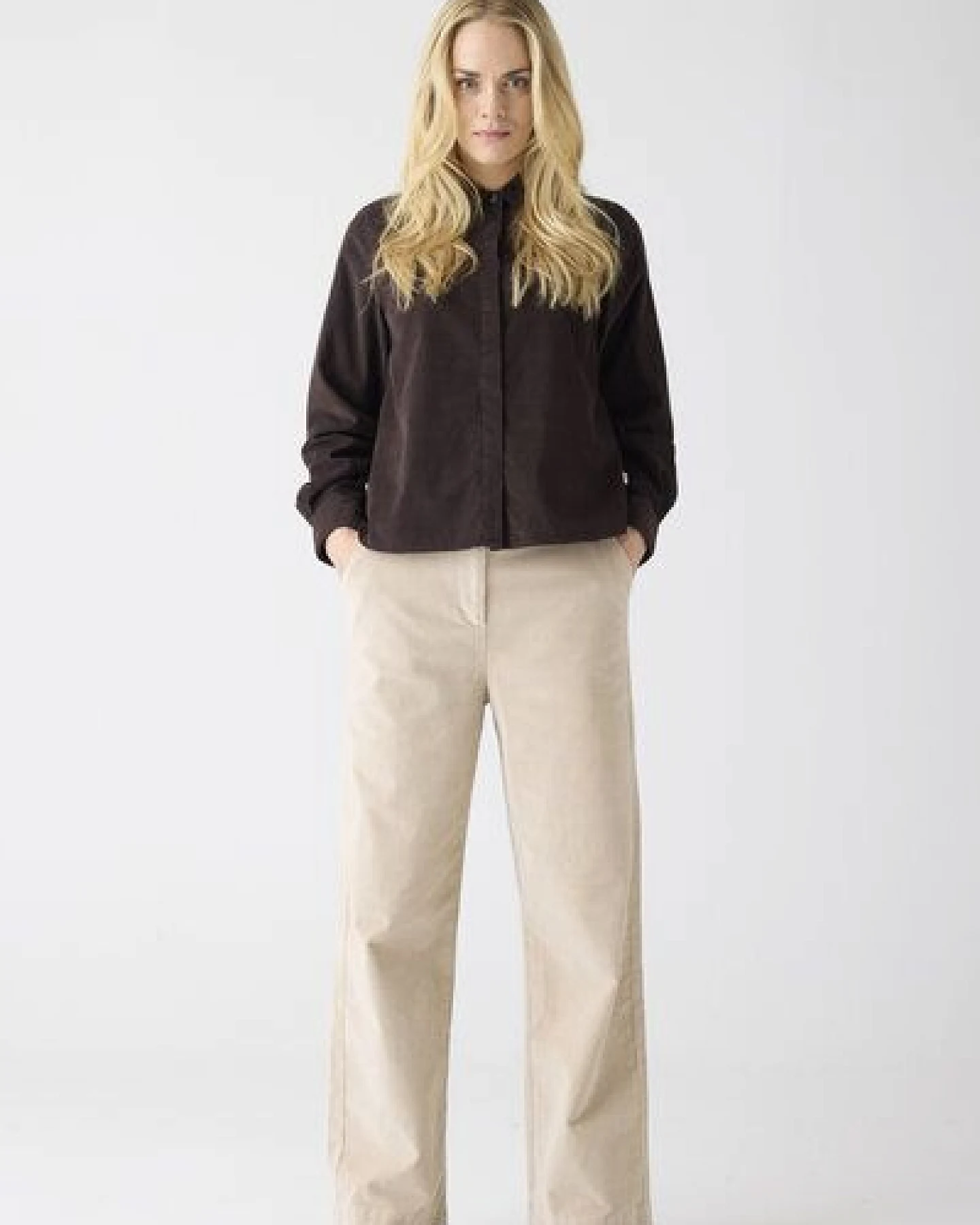 KnowledgeCotton Apparel Langarm-Hemd Corduroy – Ansicht 4