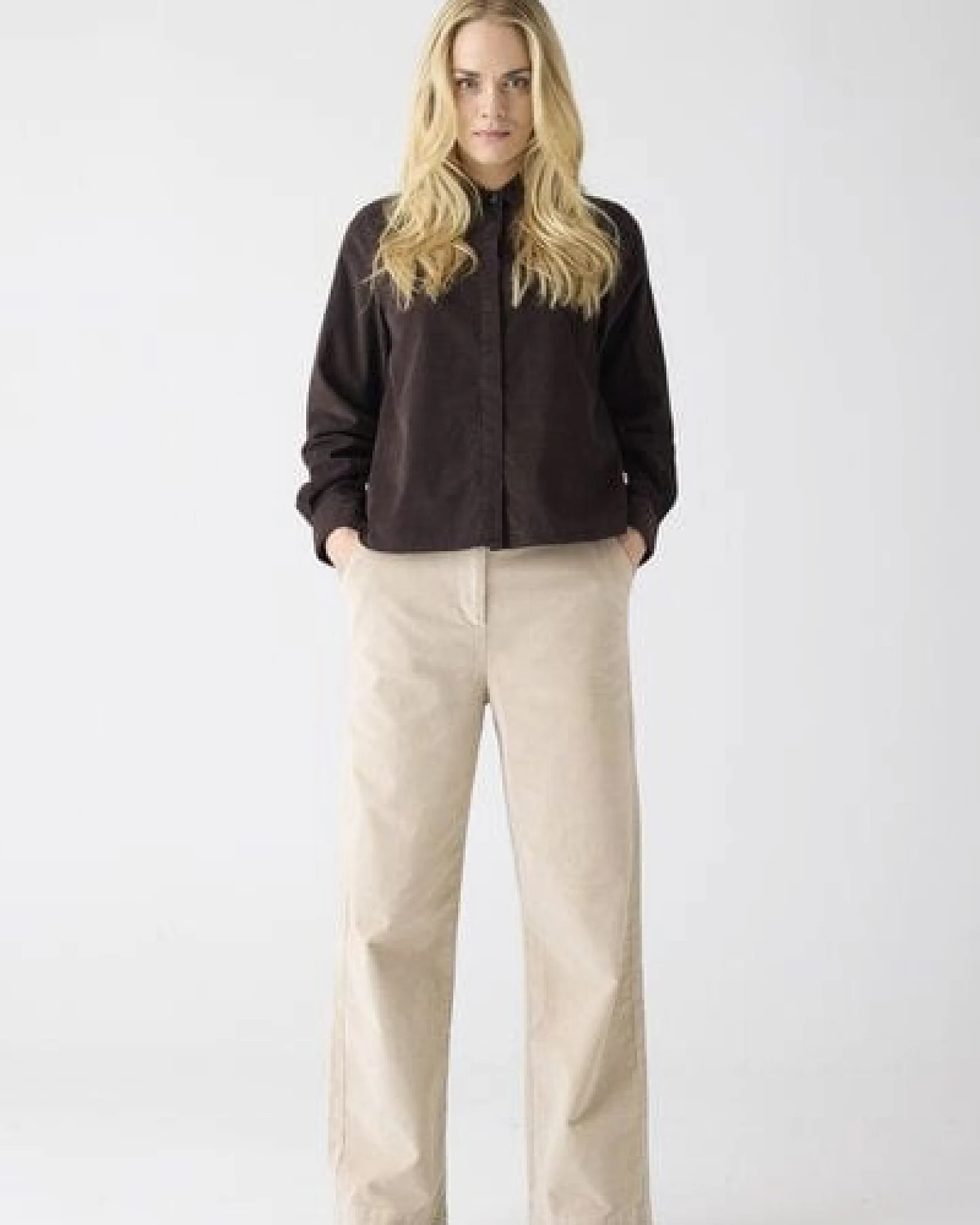 KnowledgeCotton Apparel Langarm-Hemd Corduroy – Ansicht 4