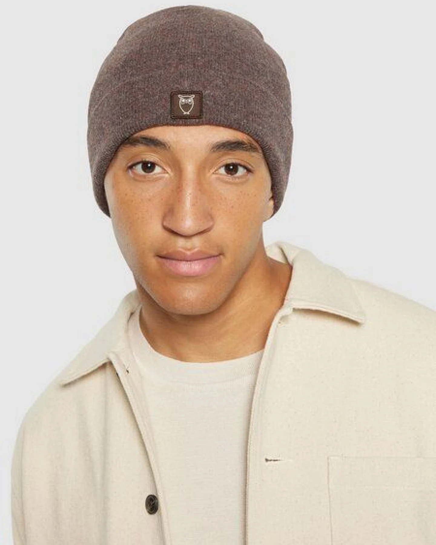 KnowledgeCotton Apparel Double Layer Woll-Mütze – Ansicht 2