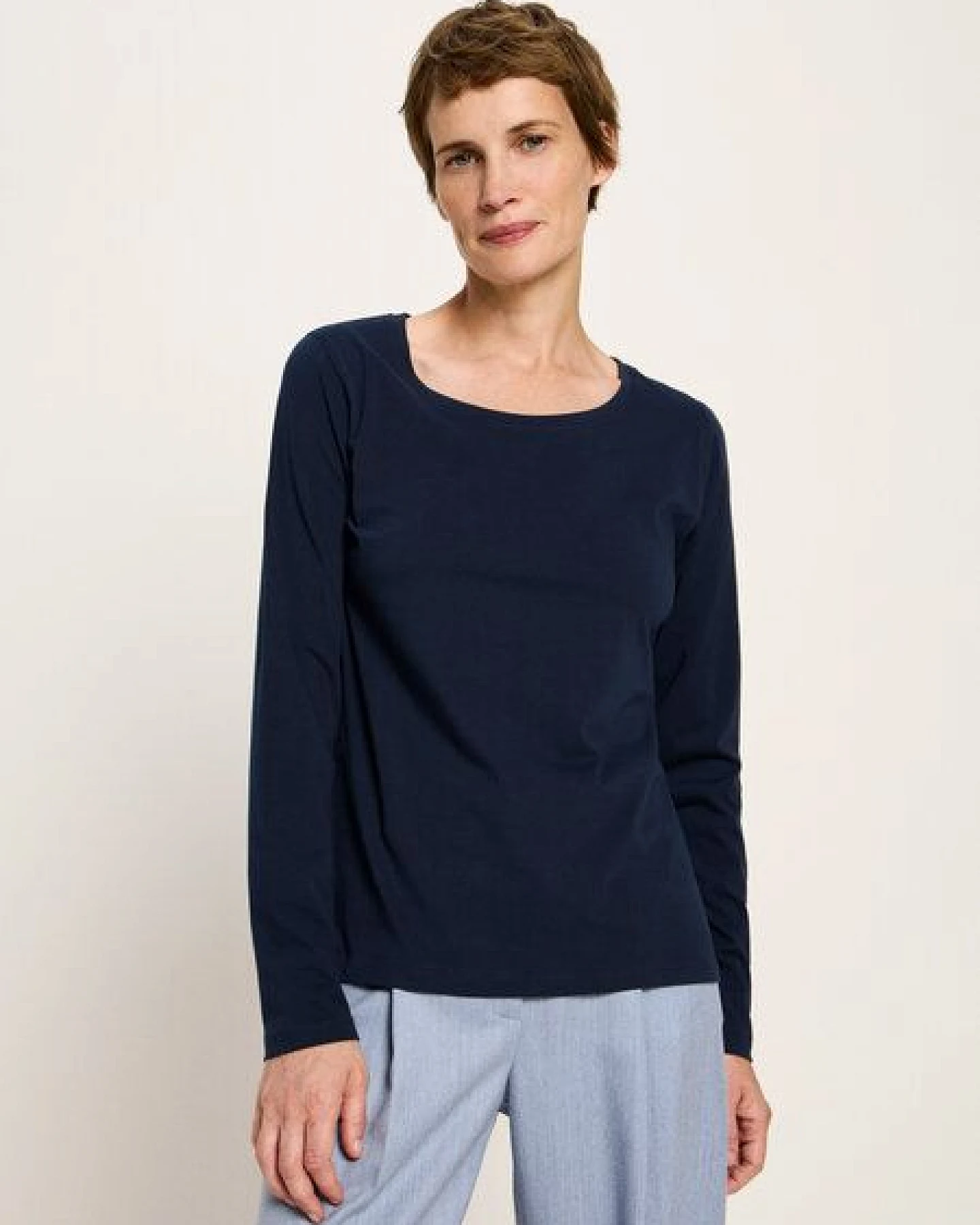 LANIUS Basic-Langarmshirt – Ansicht 2
