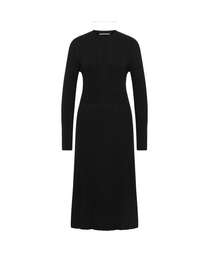 LANIUS Langarm-Strickkleid