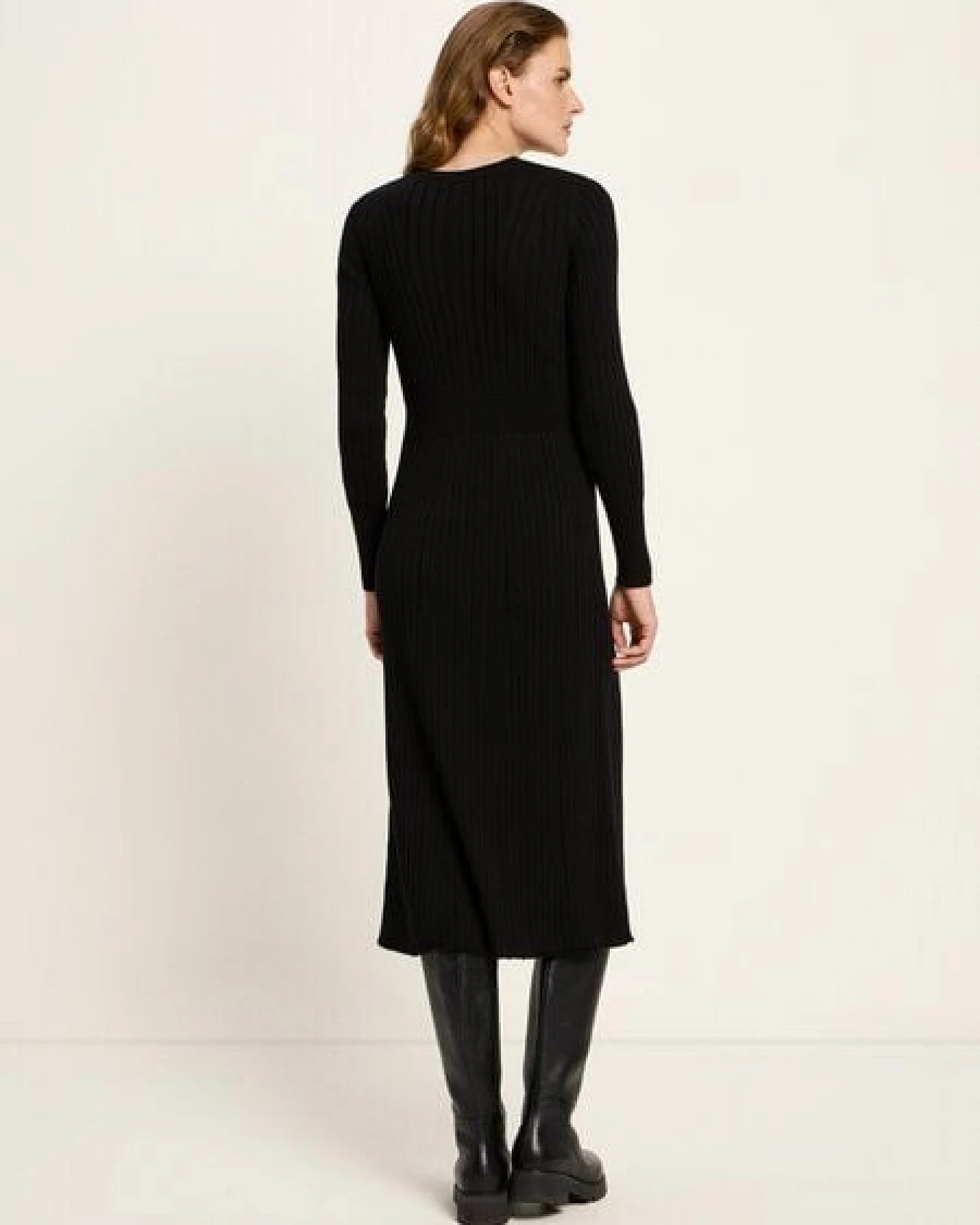 LANIUS Langarm-Strickkleid – Ansicht 4