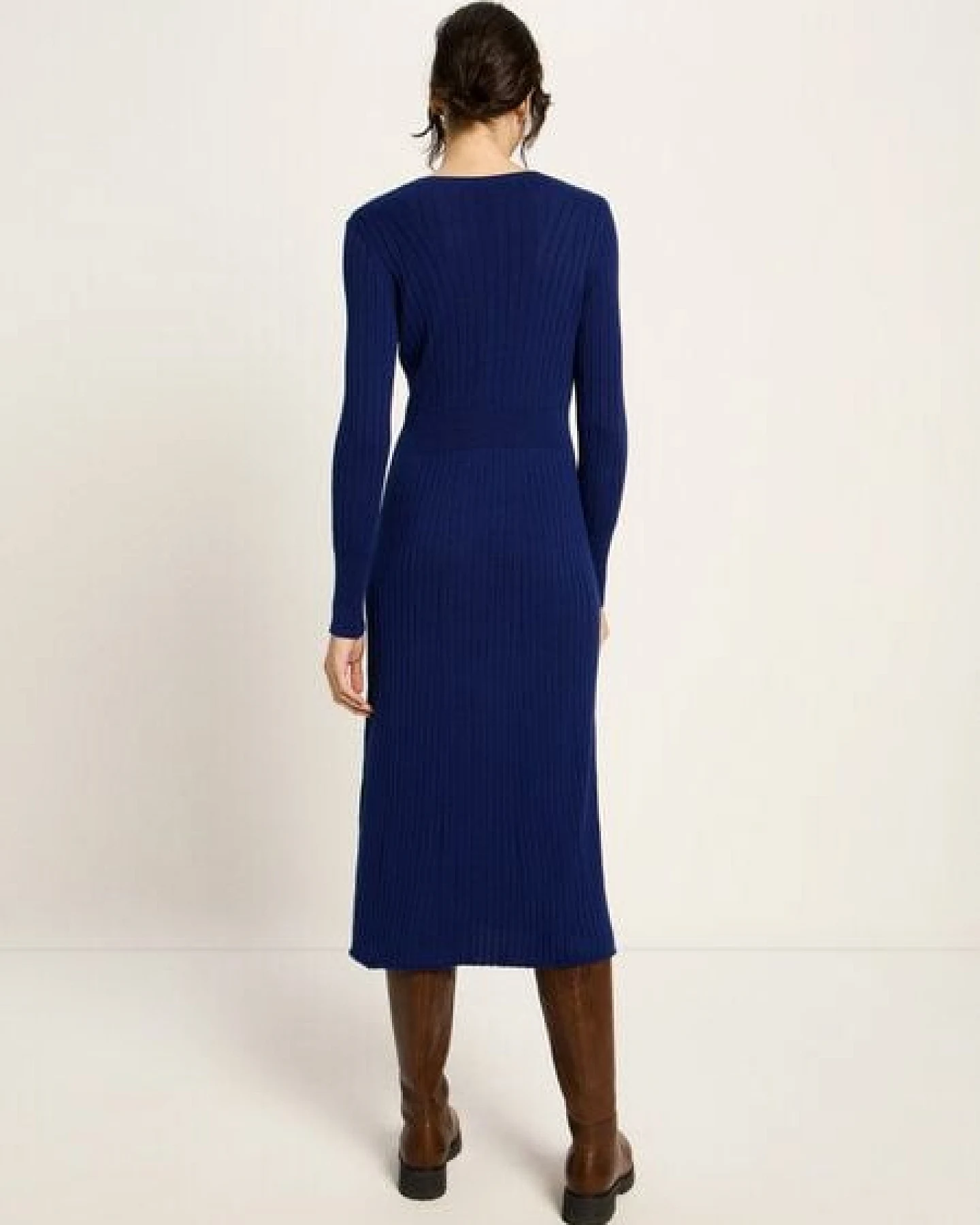 LANIUS Langarm-Strickkleid – Ansicht 4