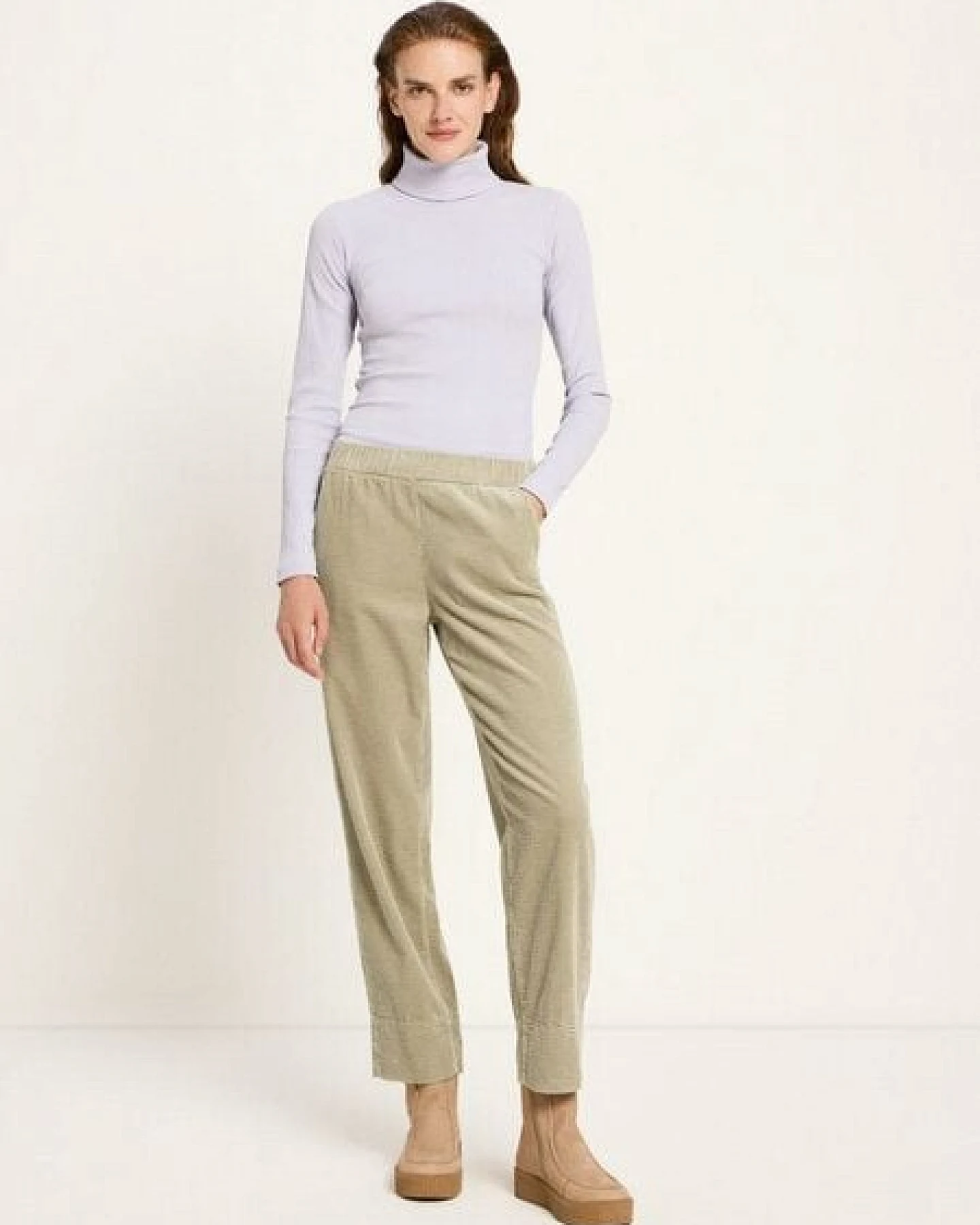 LANIUS Kord-Hose mit Gummizug – Ansicht 4