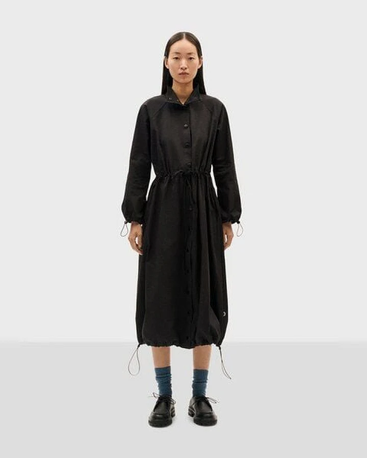 thinking mu Black Kusama Dress