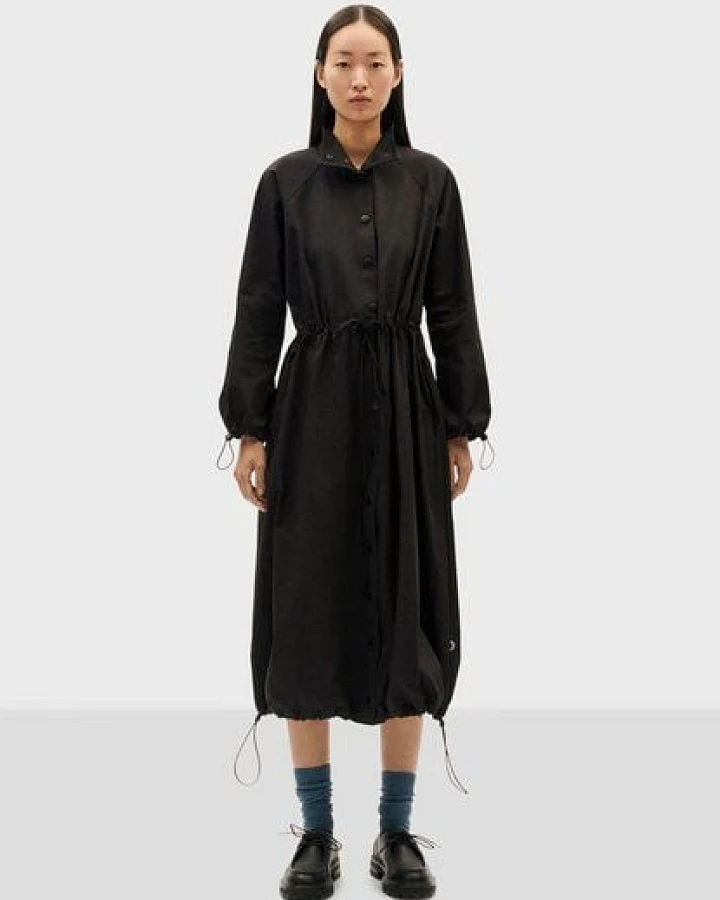 thinking mu Black Kusama Dress