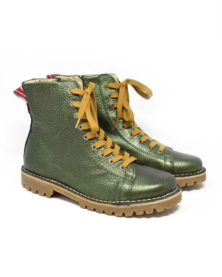 Grünbein Shoes Schnürboots Noa II lose Einlage grün