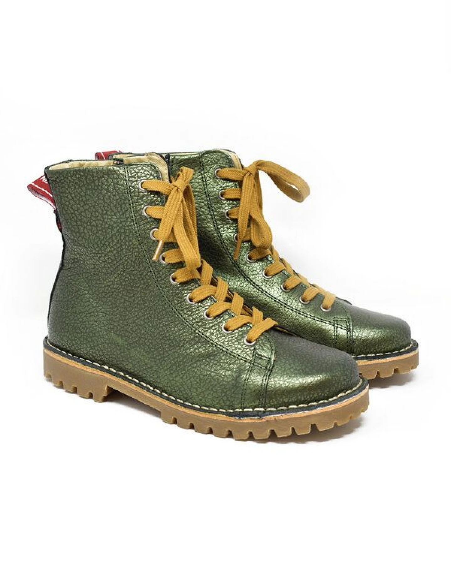 Grünbein Shoes Schnürboots Noa II lose Einlage grün – Ansicht 2