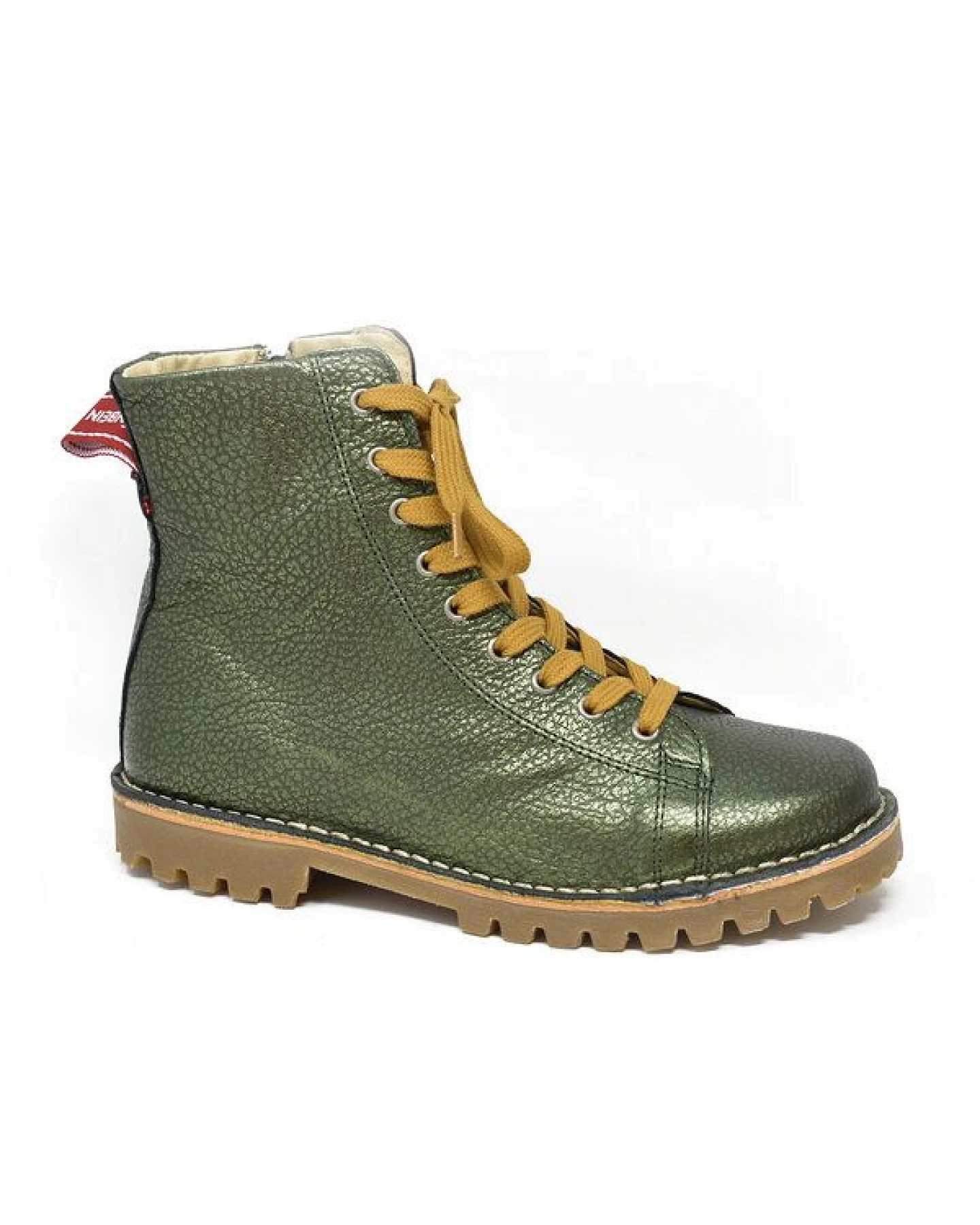 Grünbein Shoes Schnürboots Noa II lose Einlage grün – Ansicht 3