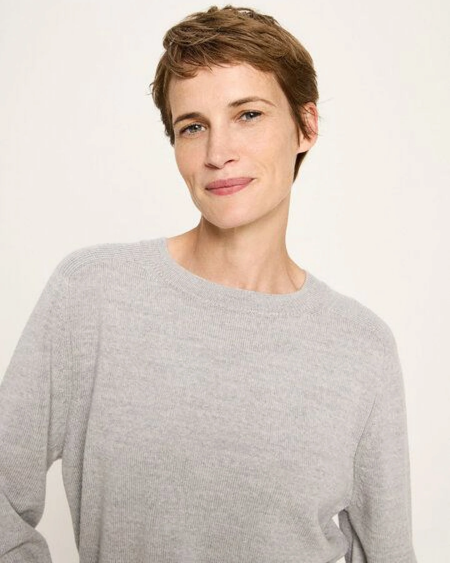 LANIUS Cropped Pullover (GOTS) aus Bio-Schurwolle – Ansicht 3