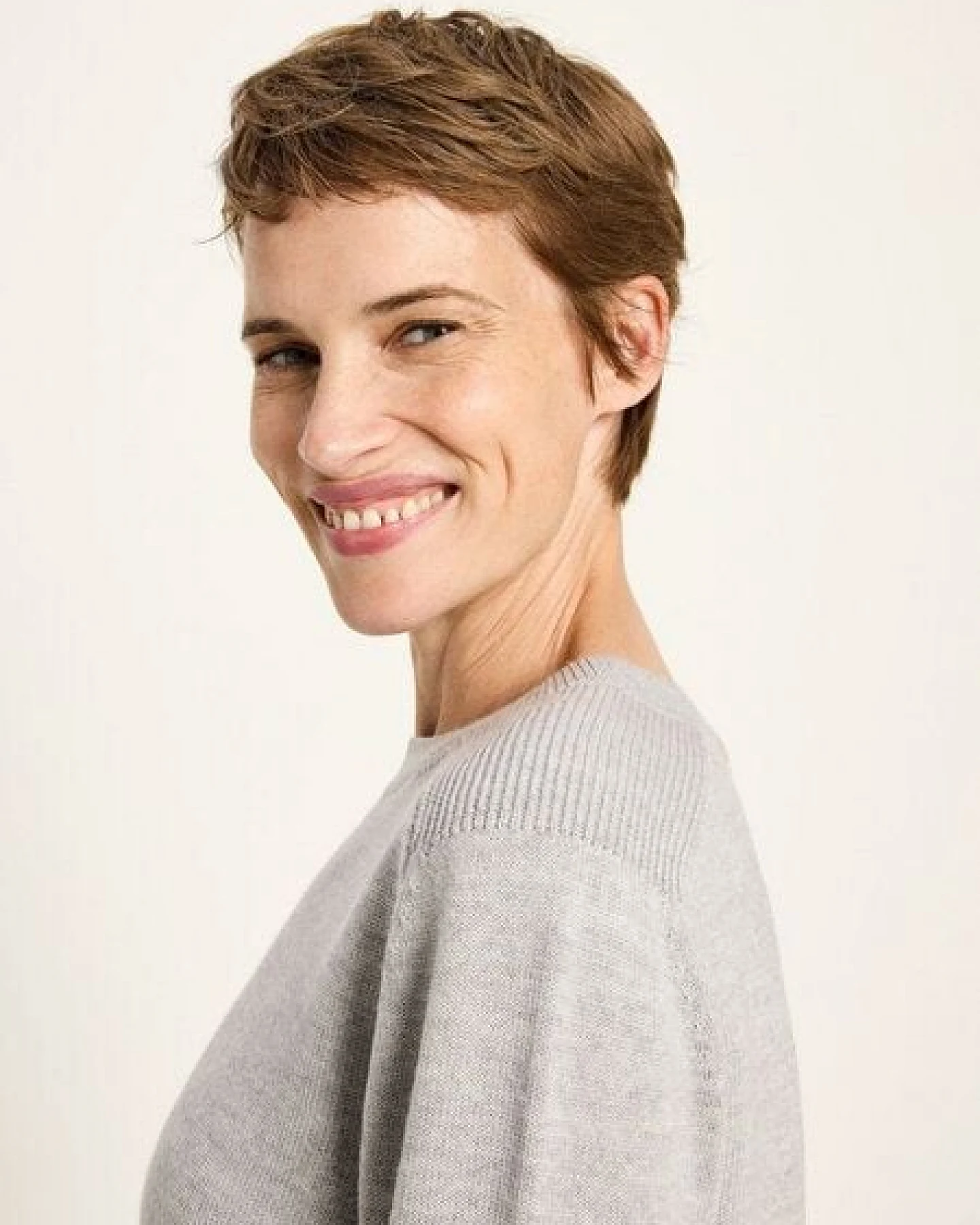 LANIUS Cropped Pullover (GOTS) aus Bio-Schurwolle – Ansicht 4