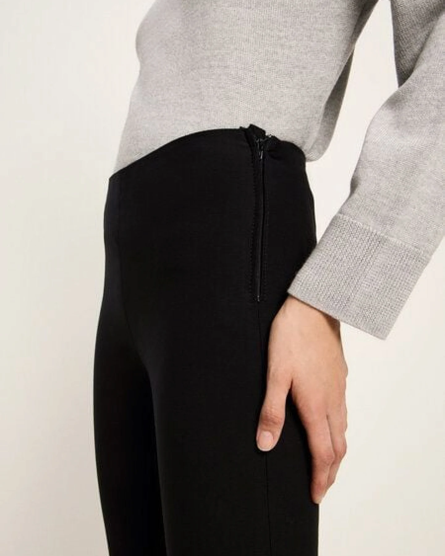 LANIUS Hose mit ausgestelltem Bein (GOTS) – Ansicht 4