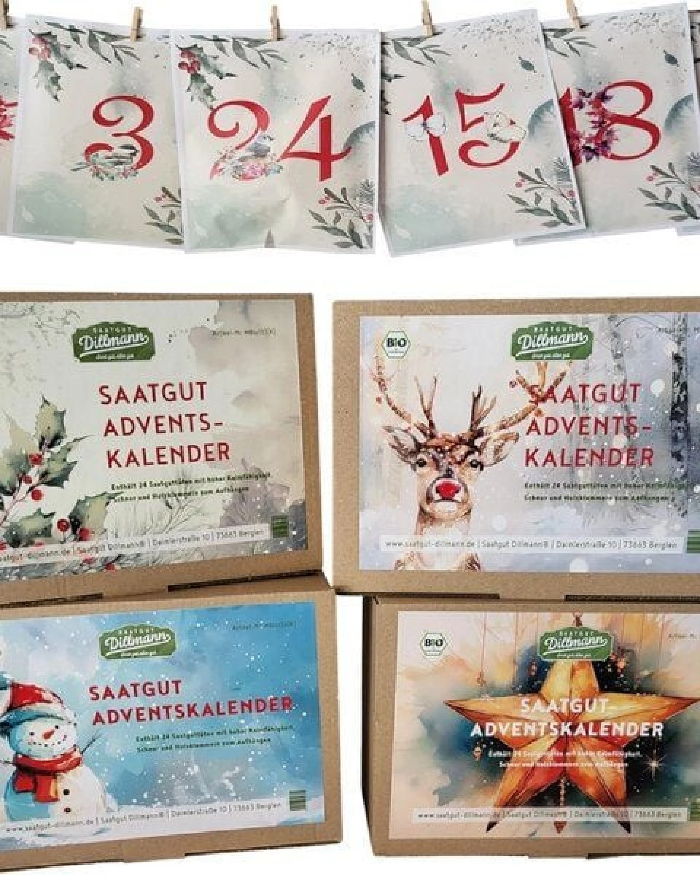 Saatgut Dillmann Adventskalender – 24 Überraschungen für Gartenfreunde – Ansicht 2