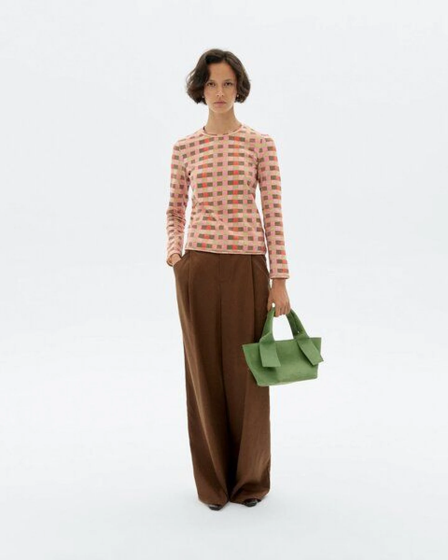 thinking mu Brisa Longsleeve mit geometrischem Muster – Ansicht 3