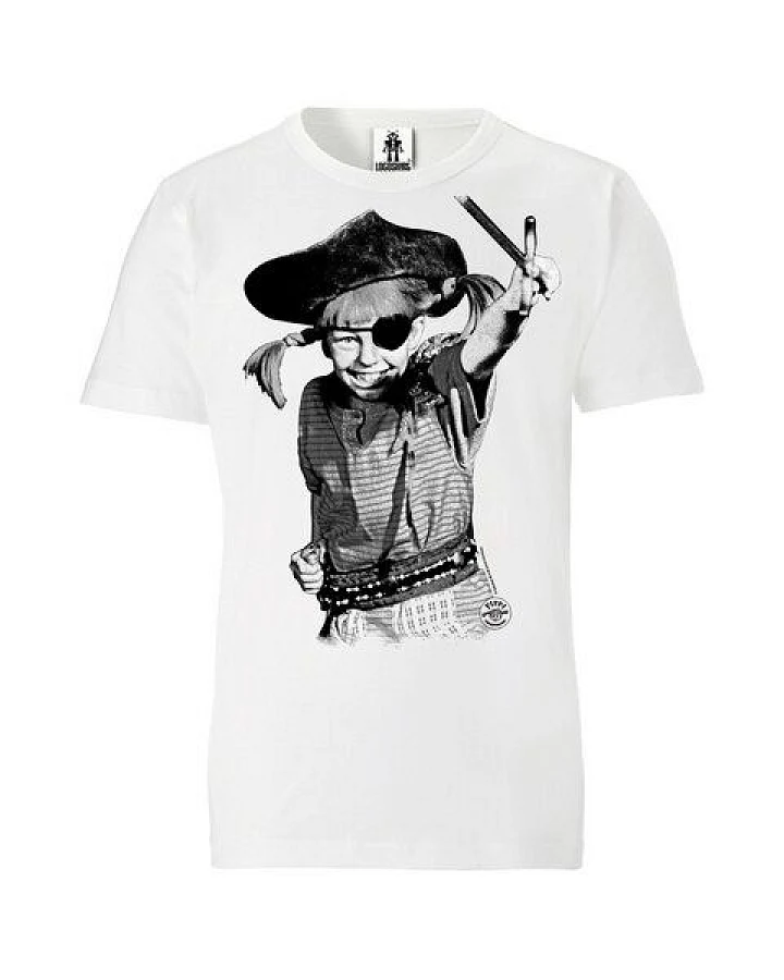 LOGOSH!RT Logoshirt® Pippi Langstrumpf I Pirat I Organic T-Shirt Print I Unisex