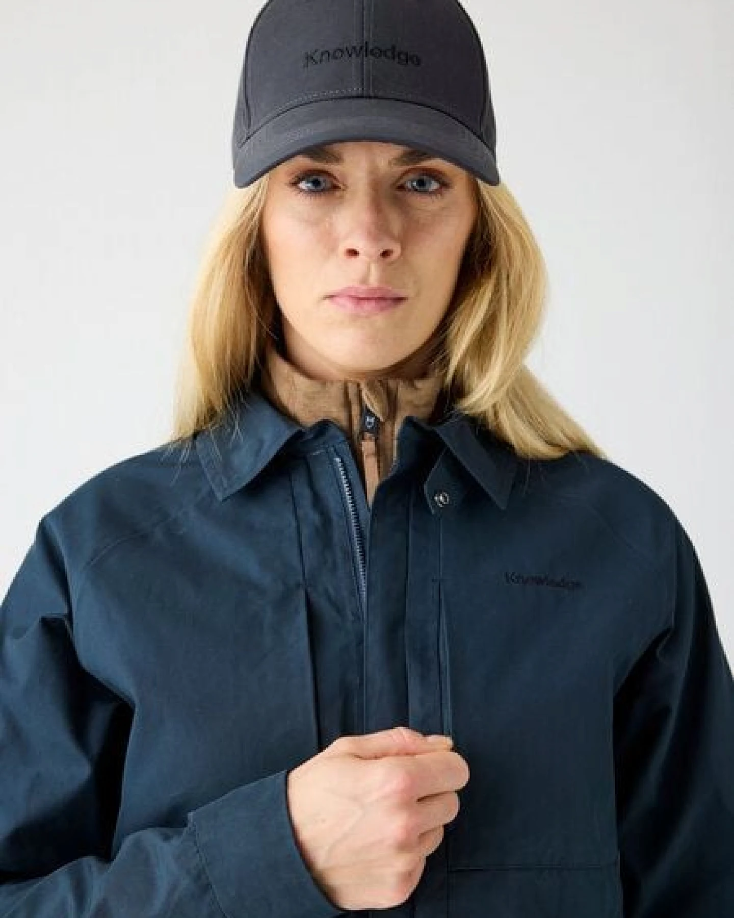 KnowledgeCotton Apparel Jacke VENT CANVAS 200 aus Bio-Baumwolle - Damen – Ansicht 4