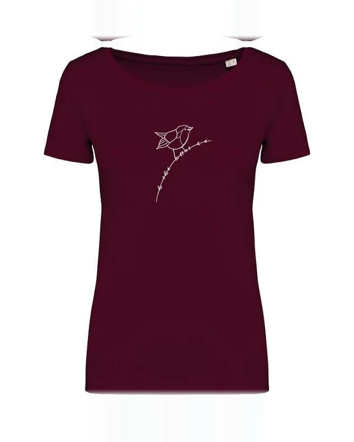 Brandless Basic Bio T-Shirt (ladies) Nr.4 Rotkehlchen 155g/m²