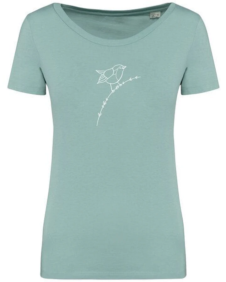 Brandless Basic Bio T-Shirt (ladies) Nr.4 Rotkehlchen 155g/m²