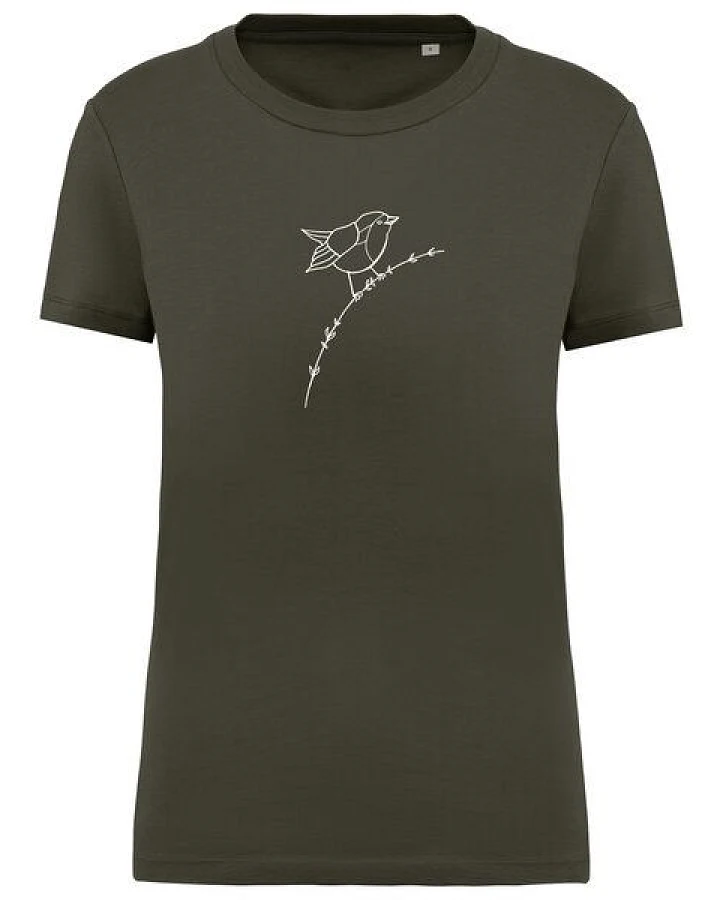 Brandless Basic Bio T-Shirt (ladies) Nr.4 Rotkehlchen 155g/m²