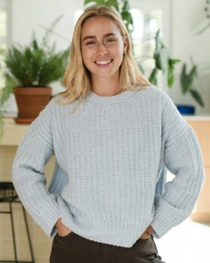 NORDLICHT Wollpullover Mara aus 100% recycelter Wolle