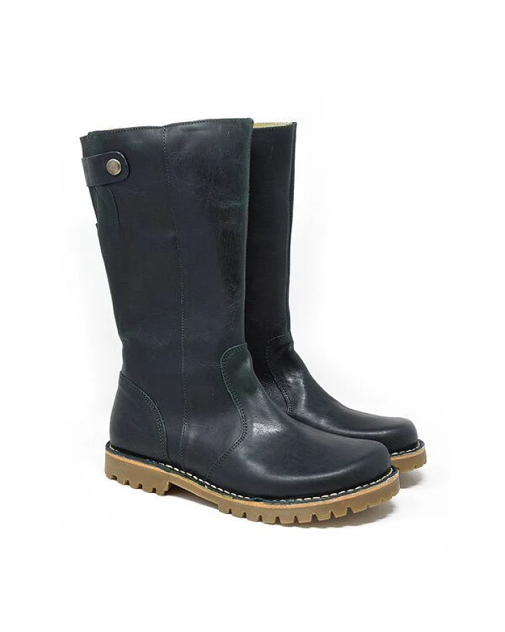 Grünbein Shoes Stiefel Charlotte Naturform lose Einlage dunkelgrün