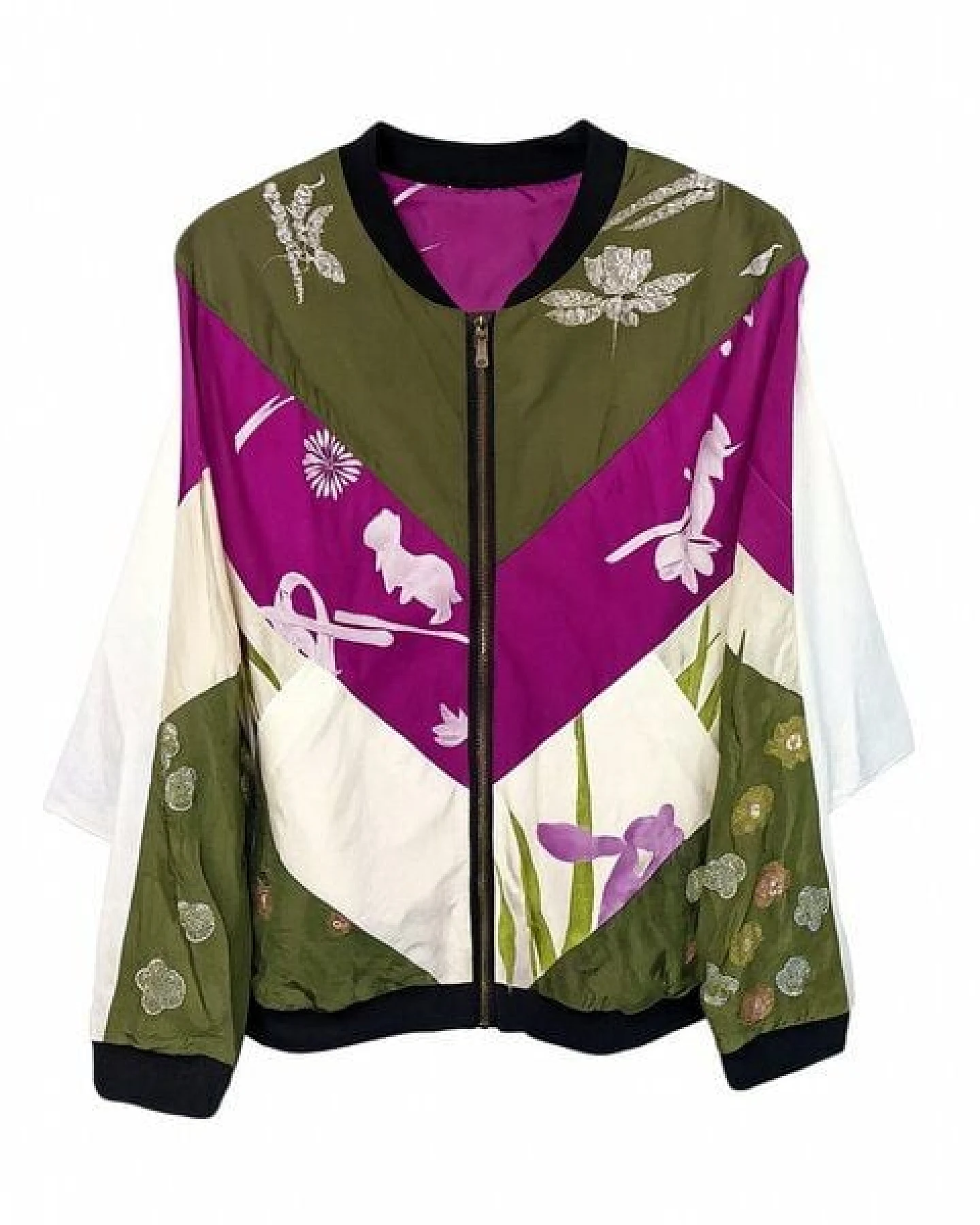 Bridge&Tunnel Blouson Remix oliv – Ansicht 2