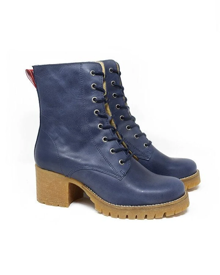 Grünbein Shoes Stiefelette Nilla marineblau
